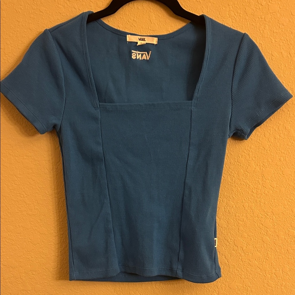 Vans Women's Blue Short Sleeve Top